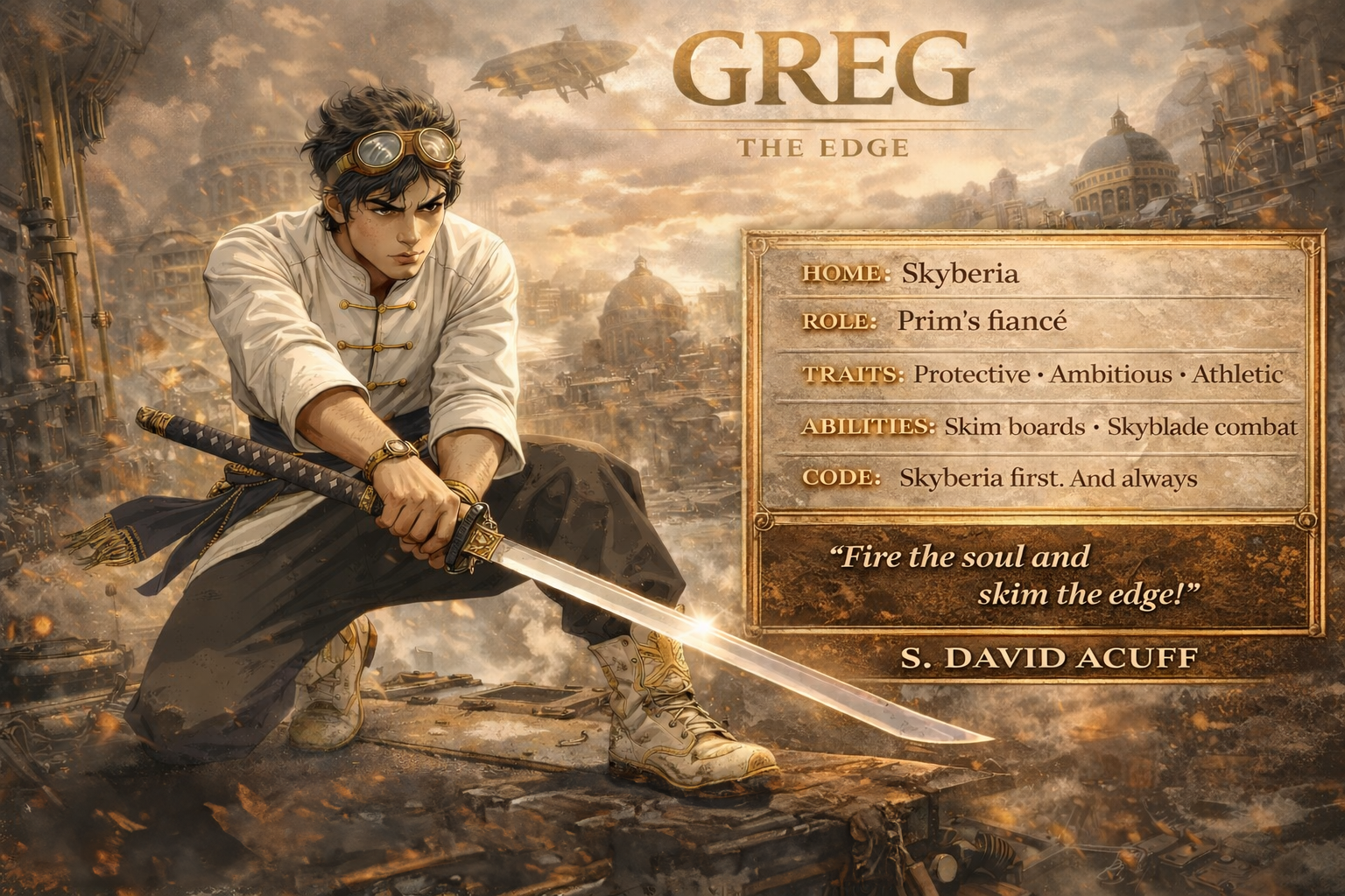 Greg character sheet