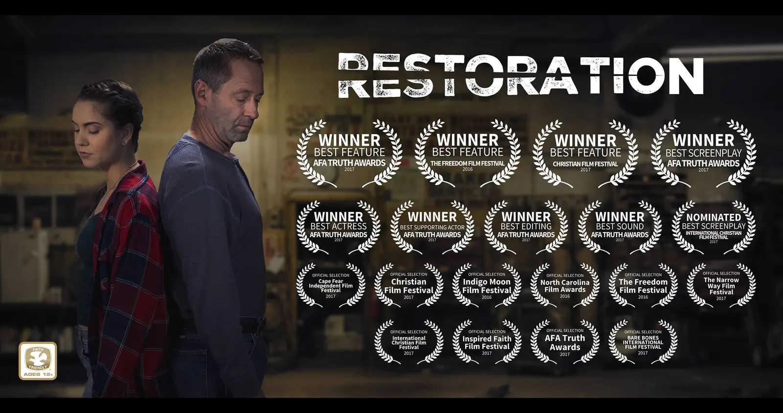 Restoration film awards and festival laurels